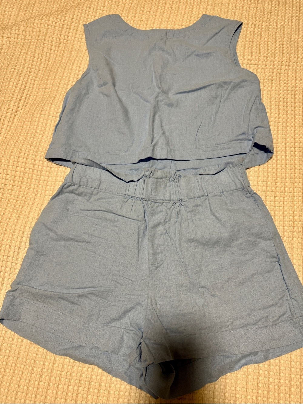 a new day Light Blue Women's Shorts Set